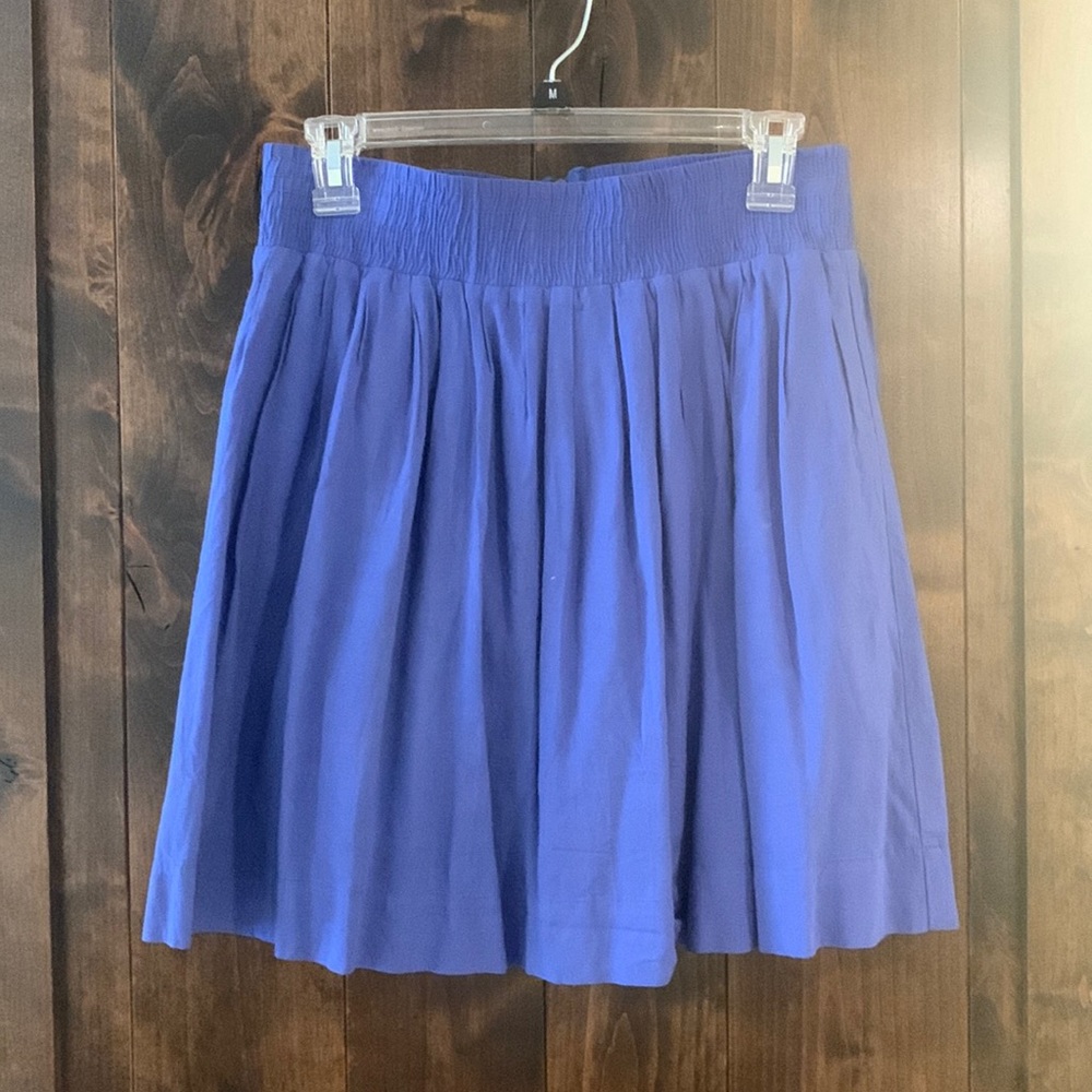 Periwinkle knee length skirt